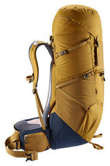 Deuter Aircontact Core 65+10L hip fins stabilizing the carry