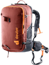 Deuter Alproof 30L SL avalanche backpack front view for women, ready for backcountry adventures