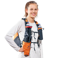 Deuter Ascender 13L highlights ventilation system for breathable comfort on hikes and runs.