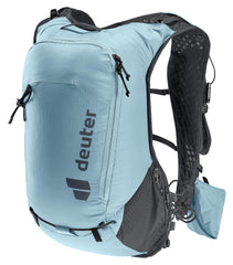 Deuter Ascender 7 trail backpack with front pole holder for quick access.