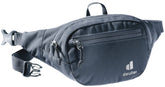 Deuter Belt I hip bag worn at the waist for hands-free travel access.