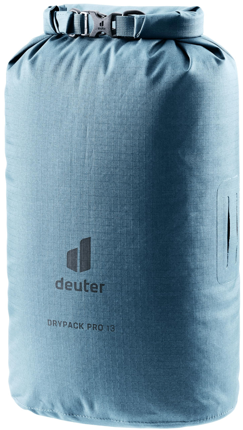Deuter Drypack Pro 13L roll-top closure keeps gear dry on outdoor trips.