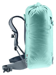 Deuter Durascent 28L SL waterproof front pocket for secure quick access.