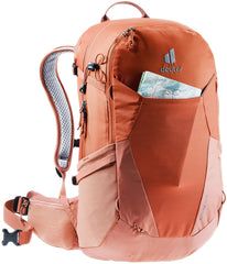Detachable rain cover protects gear during sudden showers on the trail.