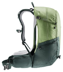 Deuter Futura 27 rain cover attached provides all-weather protection during outdoor challenges