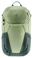 Deuter Futura 27 side-pocket access highlights roomy exterior pockets for quick items