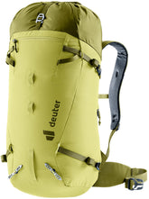 Deuter Guide 30L front view shows compact silhouette for alpine day trips
