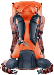 Deuter Guide 32+8L SL backpack back panel emphasizes breathable support.