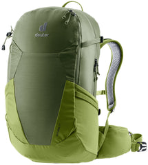 Deuter men's modern khaki meadow 27l back ventilation improves comfort on long hikes.
