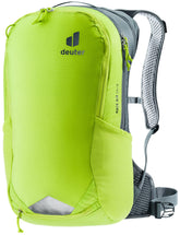 Deuter Race Air 14+3 backpack front view for lightweight MTB use.