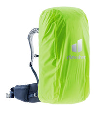Deuter Raincover II for 30-50L backpack protects gear from rain and increases visibility.