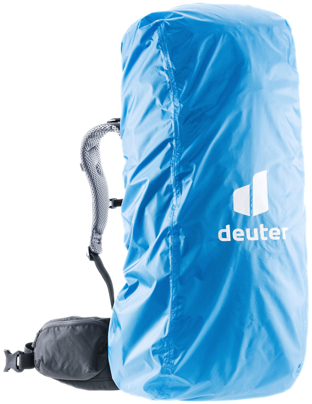 Deuter Rain Cover III for 45-90L packs in Cool Blue with waterproof protection.