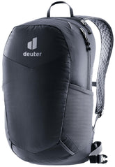 Deuter Speed Lite 13L backpack front view highlights lightweight comfort for day hikes.