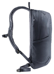 Deuter Speed Lite 13L backpack side pocket emphasizes easy-access storage on alpine routes.