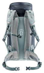 Close-up of secure hip fin adjustments on Deuter Trail 24L