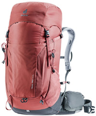 Deuter Trail Pro 34 SL with rain cover attached for weather readiness