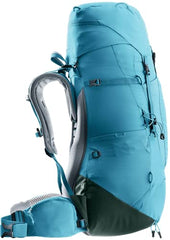 Deuter Aircontact Lite 45-10 slim-line fit close-up shoulders for narrow frames