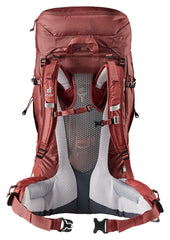 Deuter Women's Futura Air Trek 45+10 SL side view shows adjustable fit.