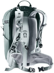 Deuter Women's Trail 23L SL hip fins contour for snug fit.