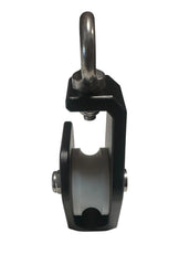 Heavy-duty all-metal construction resists saltwater for durable pot hauling.