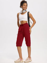 DEVOROPA shorts with adjustable waist for a custom fit during active movement
