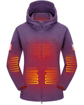 DEWBU heated jacket front view delivers core warmth for commuting