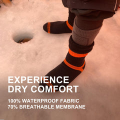 DexShell Hytherm Pro breathable PFOA-free membrane keeps feet dry and comfortable
