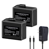DFTIM 2pack battery front view — compact power for extended heated gear