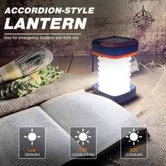 DIBMS USB-rechargeable lantern charging via USB for on-the-go power
