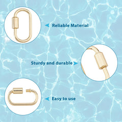 DICOSMETIC secure keychain jewelry carabiner demonstrates reliable closure for daily wear