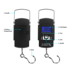 Backlit display showing lb/kg/oz on digital scale