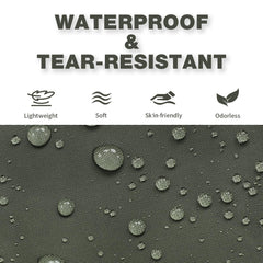 DikaSun waders nylon PVC 2-ply detail emphasizing rugged, durable waterproof fabric.