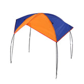 Dilwe boat sun shade shelter on deck for quick shade during fishing trips.