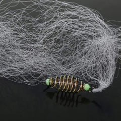 Dilwe copper spring holds bait securely to attract nearby fish.