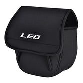 Dilwe fishing reel cover small on rod protects reels from bumps and weather