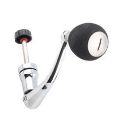 Dilwe reel handle with silver metal rocker arm for spinning reels