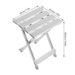 Dilwe stainless steel folding chair resists rust for outdoors