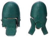 Dinsmores non-toxic clip-on plummet 10 g green close-up for depth control.
