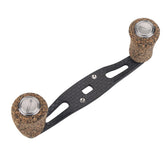 Dioche fishing reel handle with carbon fiber frame offers lightweight durability for smooth casting.