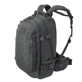 Direct Action Dragon Egg Enlarged Shadow Grey 30L front view shows organized compartments for daily carry.