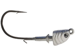 Dirty Jigs Matt Allen swimbait head in blue shad enhances swimbait action for bass.