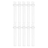 DIYEAH glass wick holder tube clear showcases flame with stable burning