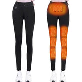 DLLDLGG heated pants women front view for warm outdoor comfort