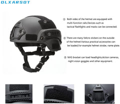 DLXARSOT detachable full-face mask and goggles for clear vision.
