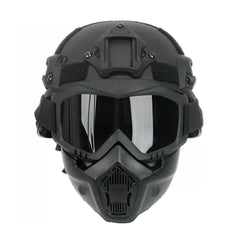 DLXARSOT tactical helmet with NVG mount for night operation readiness