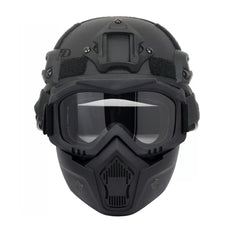 DLXARSOT tactical helmet side view showing lightweight protection for field play