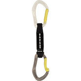 DMM Alpha Sport Quickdraw with titanium-lime finish, easy clipping and secure handling on sport routes.