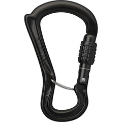 DMM Ceros screwgate with spine clip for safer belaying and easy one-handed operation