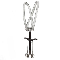 DMM Dragon Cam Size 0 Silver head close-up highlighting hot-forged lobes