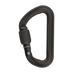 DMM Phantom Screwgate locking carabiner in matt grey for secure belays and light gear